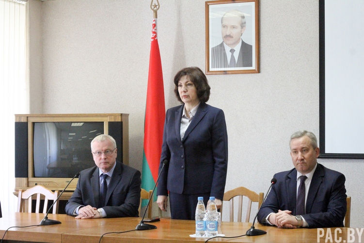 Глава Администрации Президента Наталья Кочанова представила нового ректора – Геннадия Пальчика