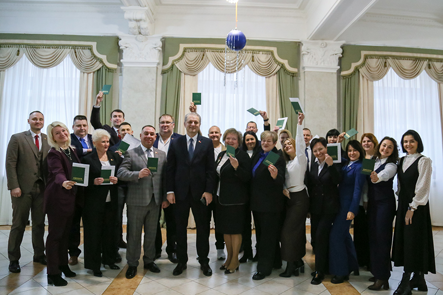 The graduation ceremony took place at the Institute of Civil Service